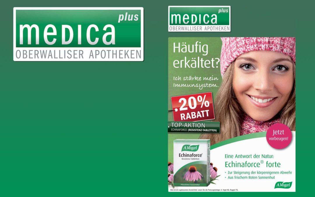 20% Rabatt auf Echinaforce | MedicaPlus – Monatsaktion Oktober