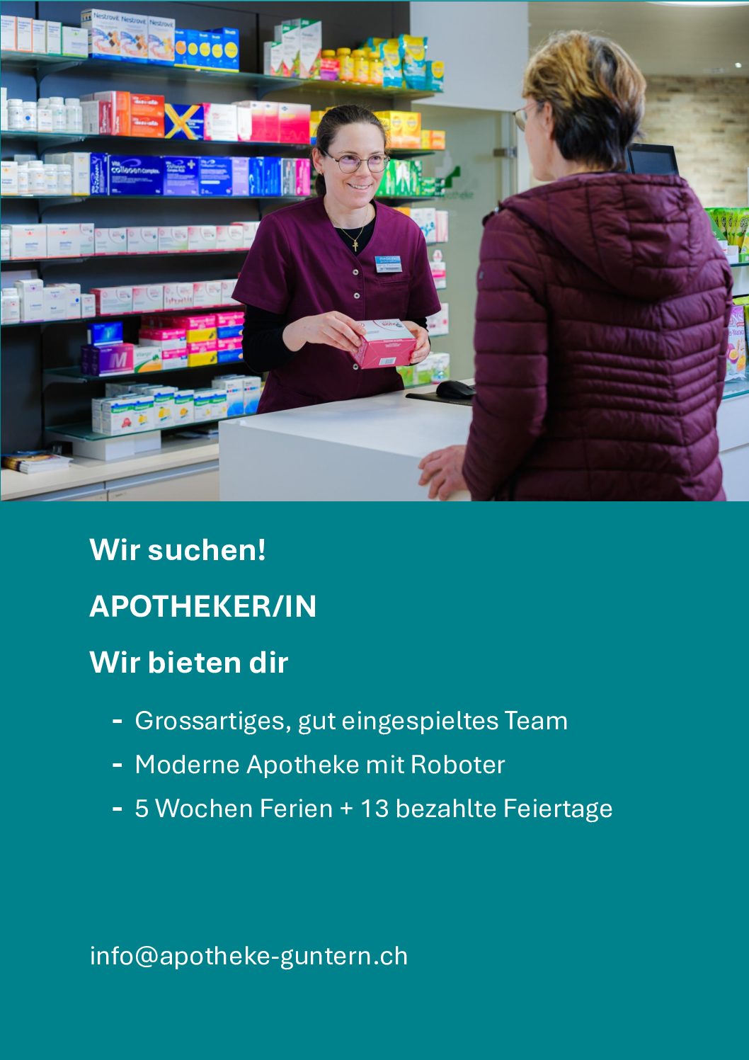 Inserat Apothekerin Juni 2025